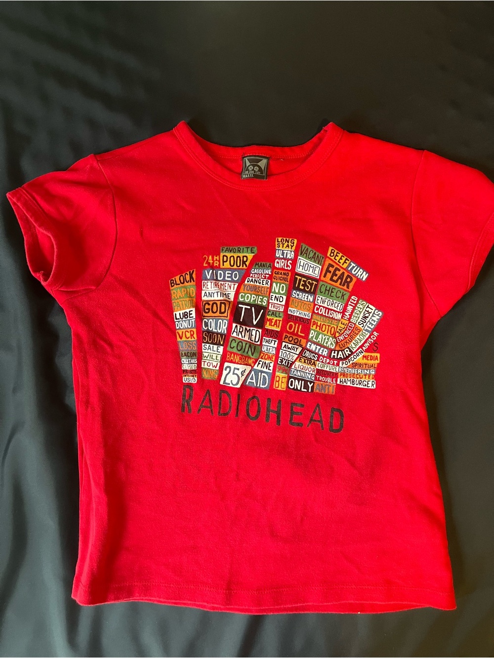 Radiohead Rare Vintage Hail To The Thief Concert Tour Tee